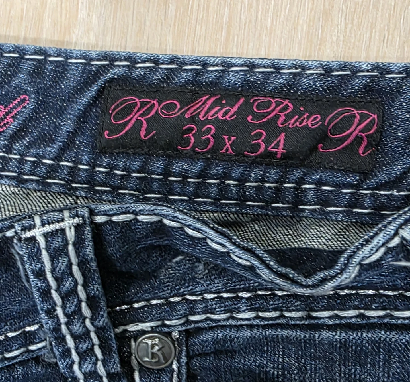 Rock & Roll Cowgirl Mid Rise Jeans - photo 3