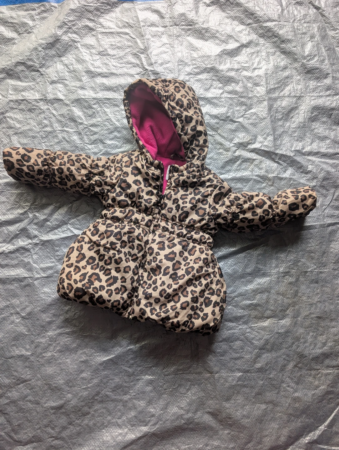 Toddler Leopard Print Winter Jacket - photo 2