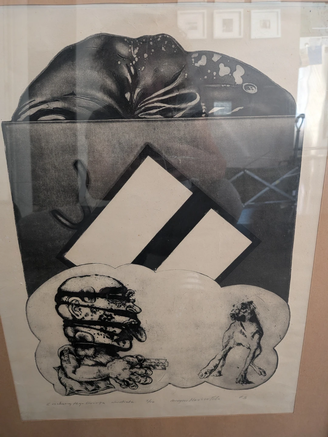 Signed Aquatint Art - photo 4