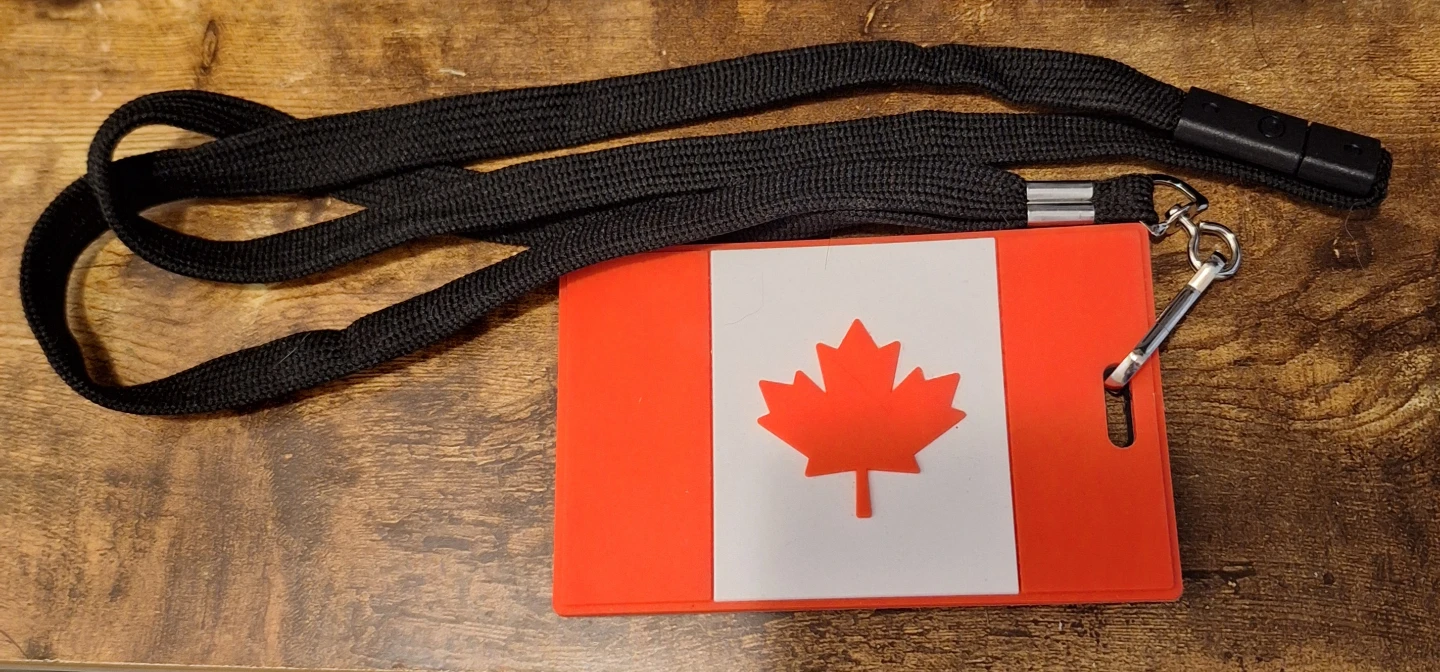 Canadian Flag Luggage Tag - photo 2