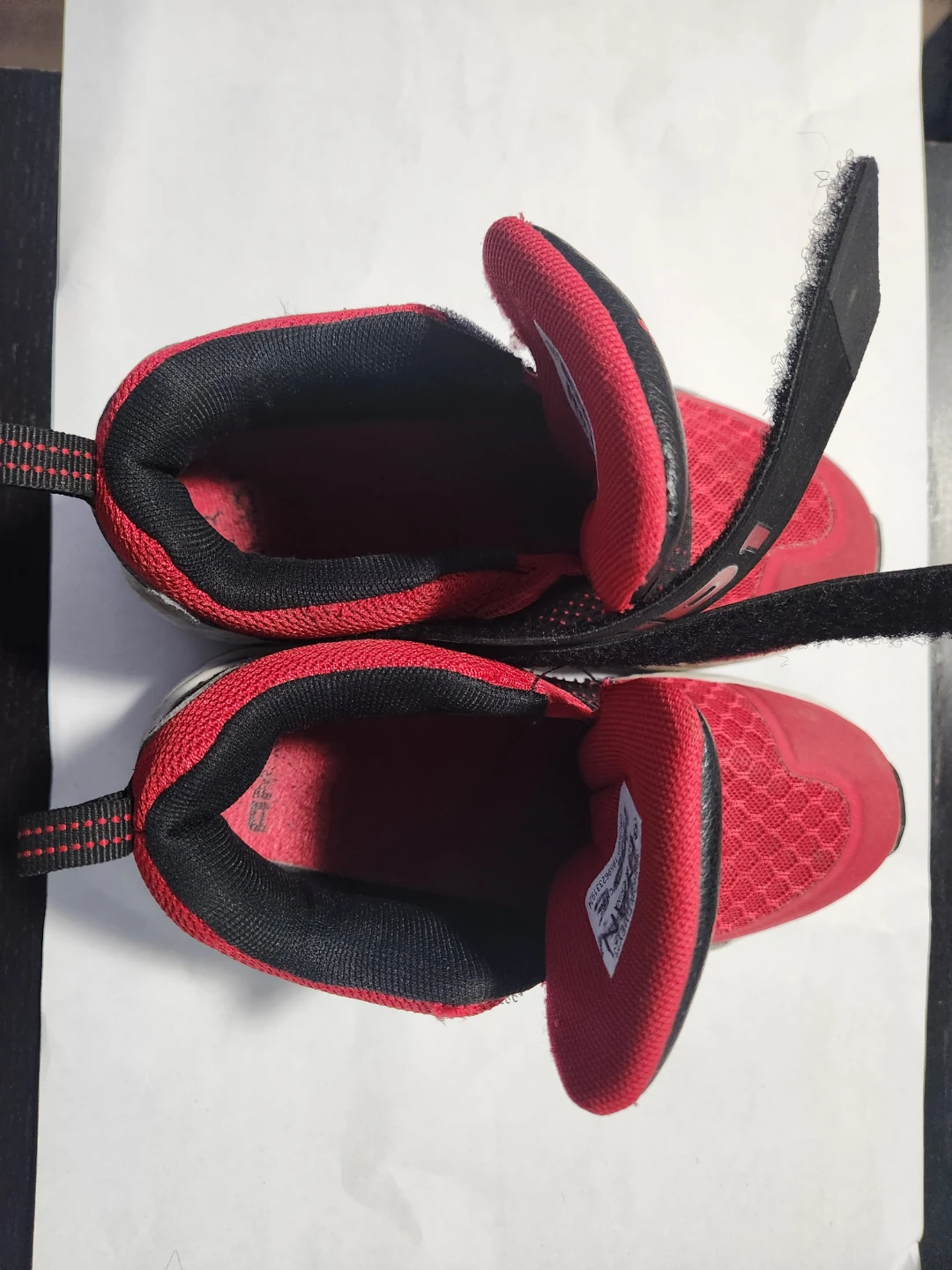AND1 Boys' Red and Black Sneakers