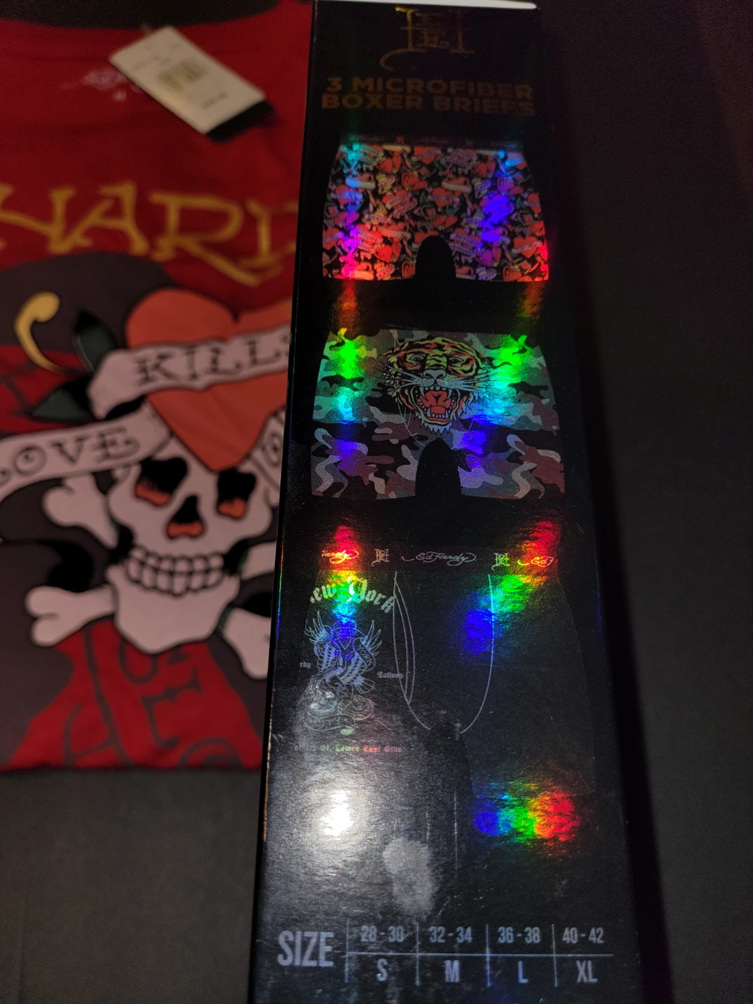 New Large Ed Hardy T-Shirt and 3 Pack Boxer Briefs - photo 4