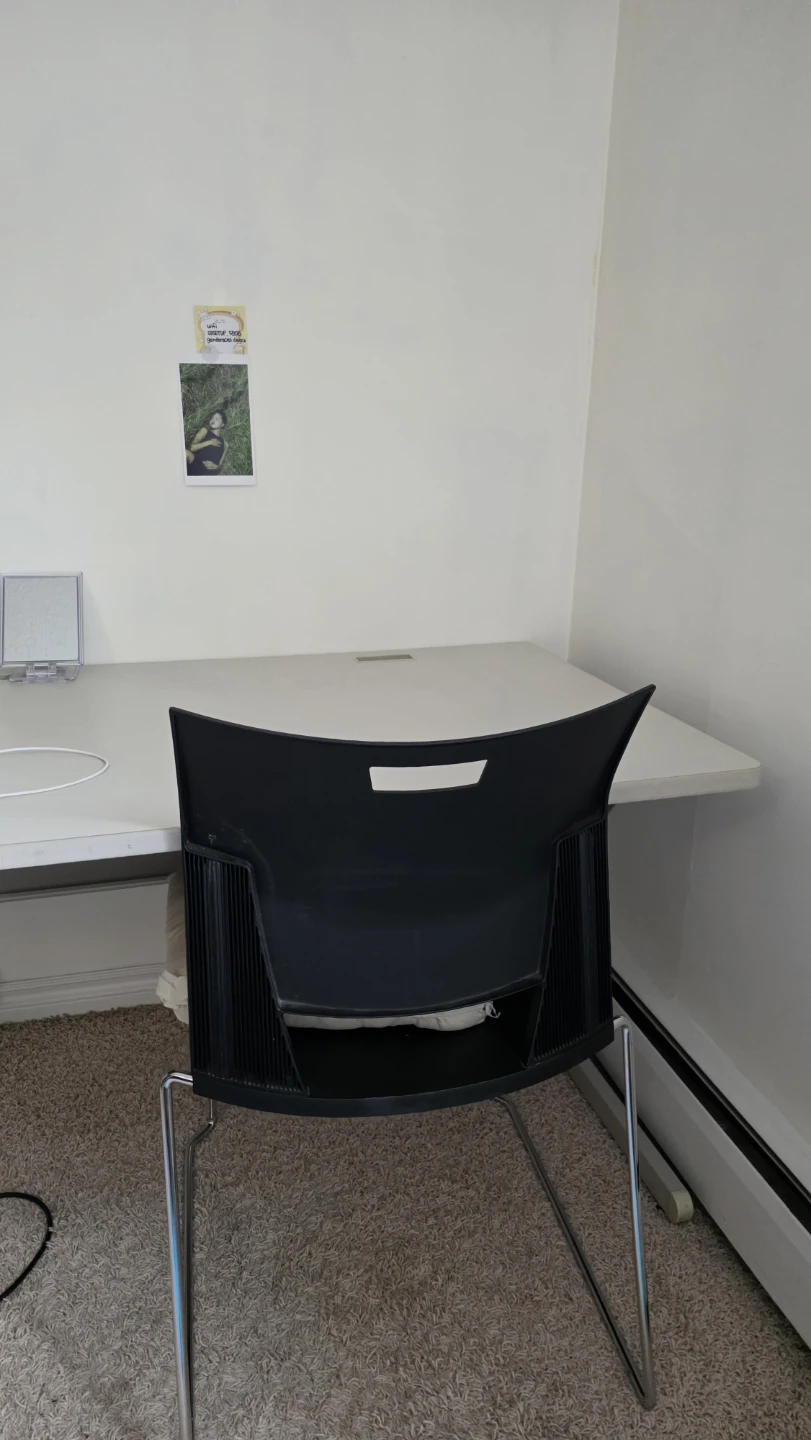 White Adjustable Height Desk - photo 5