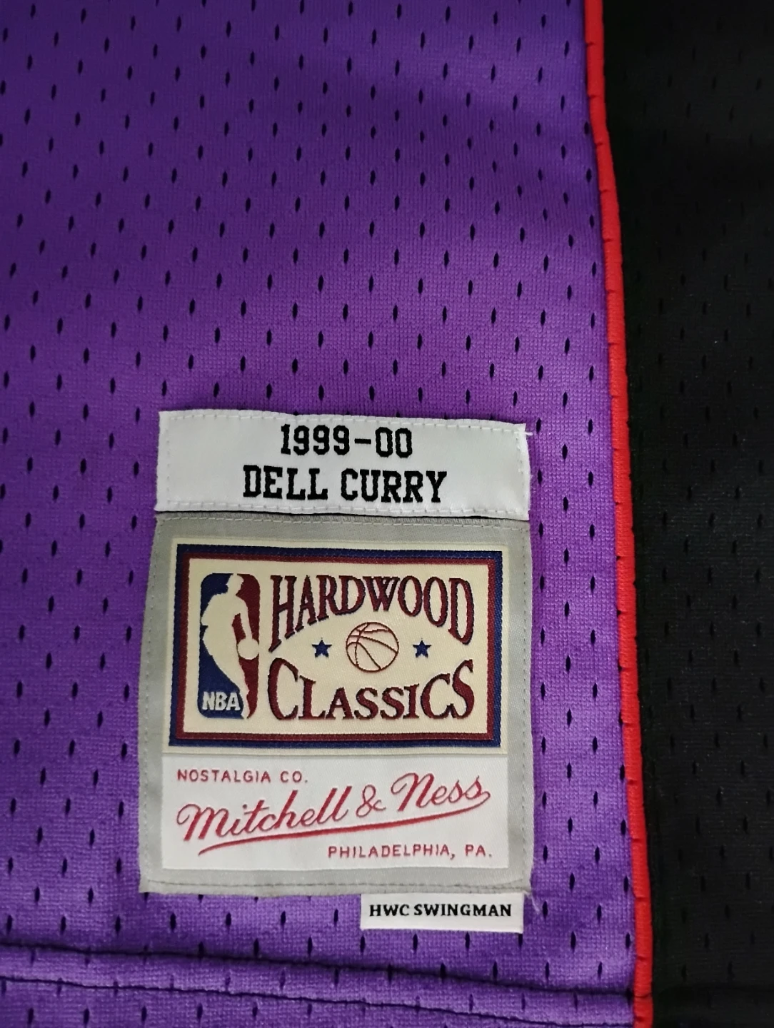 Mitchell & Ness Swingman Collection  Dell Curry Raptors Jersey - photo 3