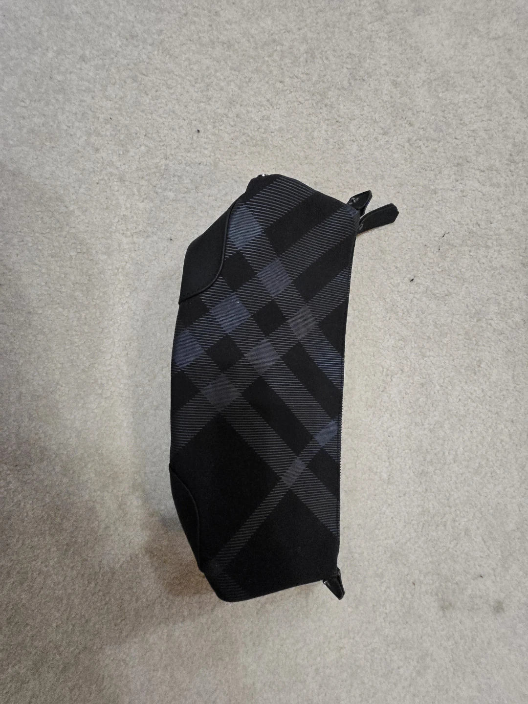Burberry Black Check Toiletry Bag