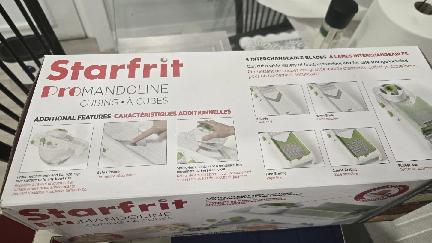 Starfrit ProMandoline Cubing Mandoline Slicer - photo 2