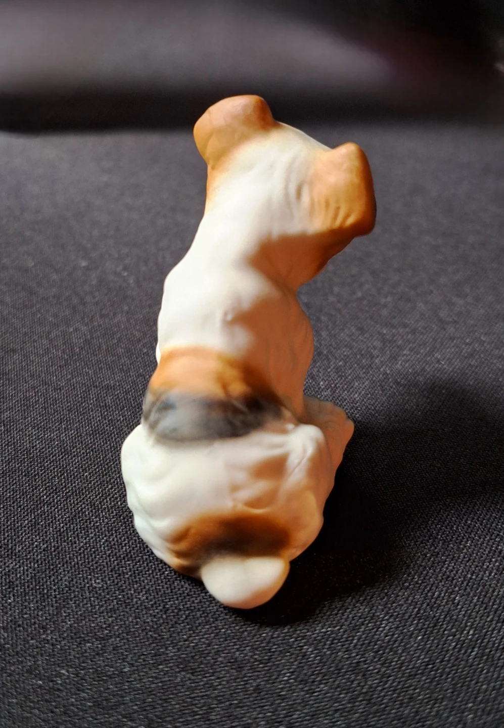 Vintage Porcelain Puppy Figurine 🏈 (Kit Cat Club rescue) - photo 4