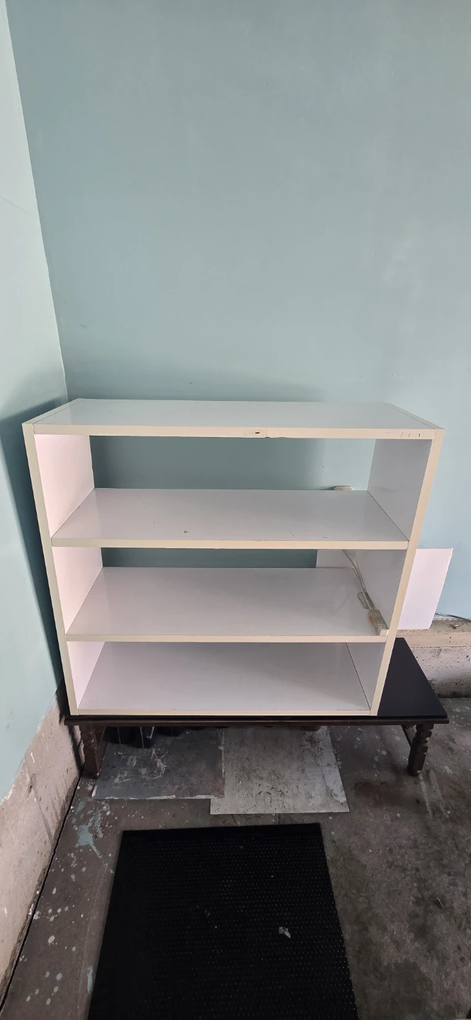 White 3-Tier Storage Shelf