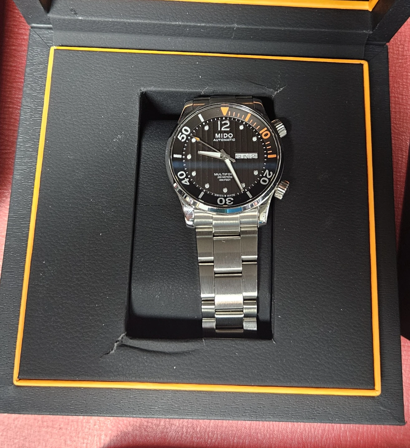 Authentic Multifort Two Crowns 200m Dive Watch M005.930 - photo 3