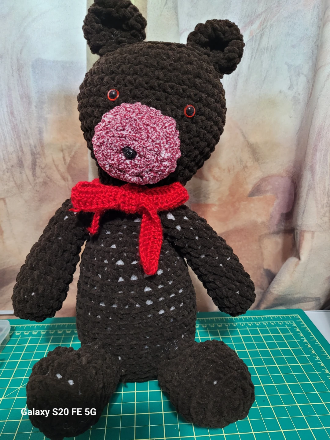 Handmade Crocheted Teddy Bear