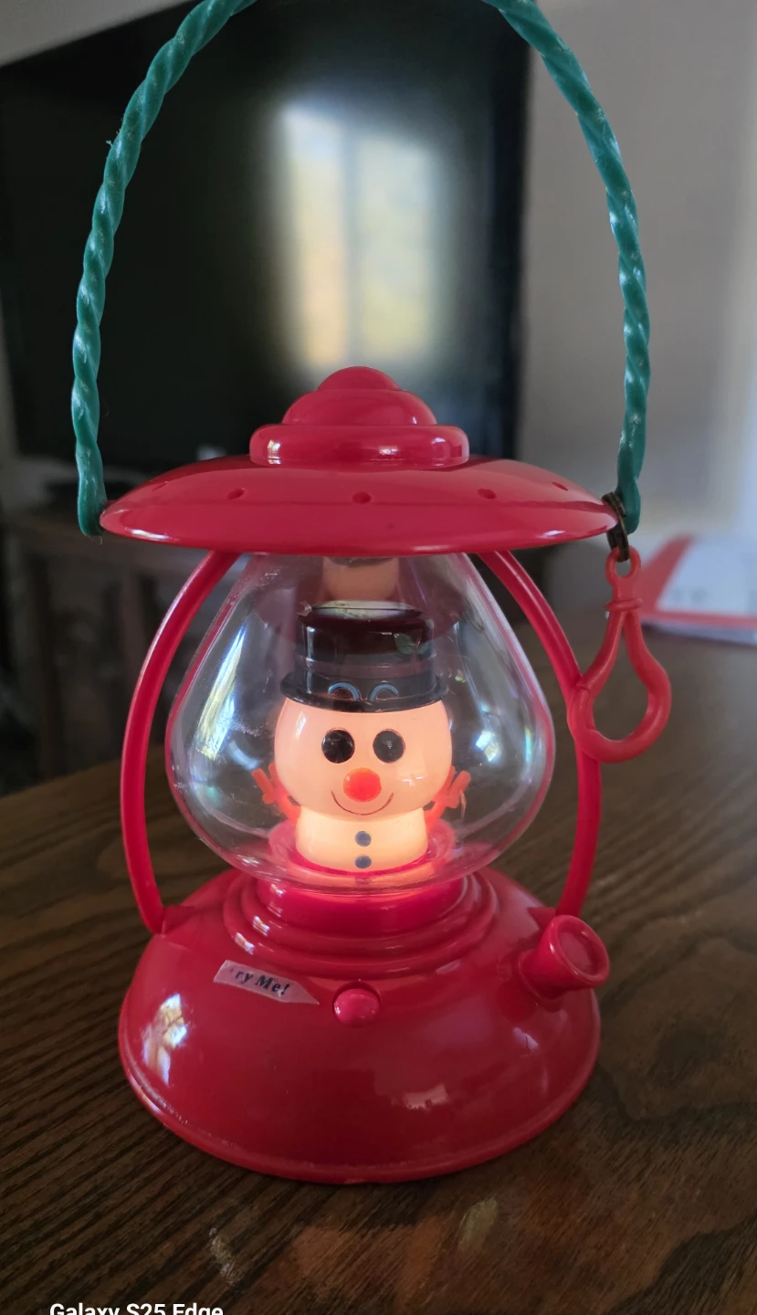 Light-up Snowman Holiday Lantern