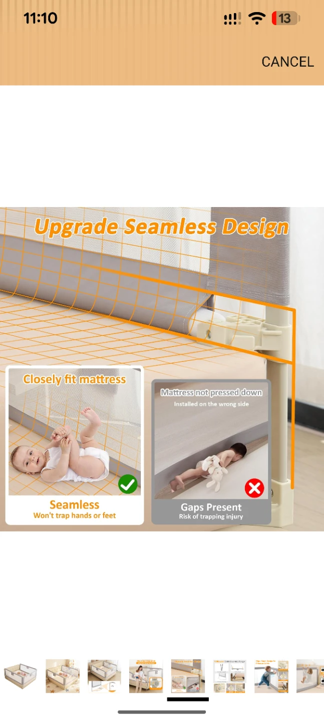 Babyalley bed rails - photo 3