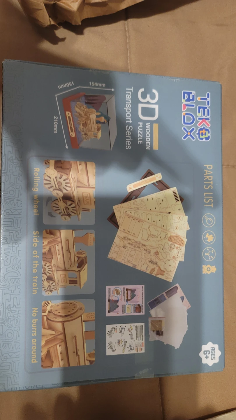 Teko Blox 3D Wooden Puzzle Train - photo 2