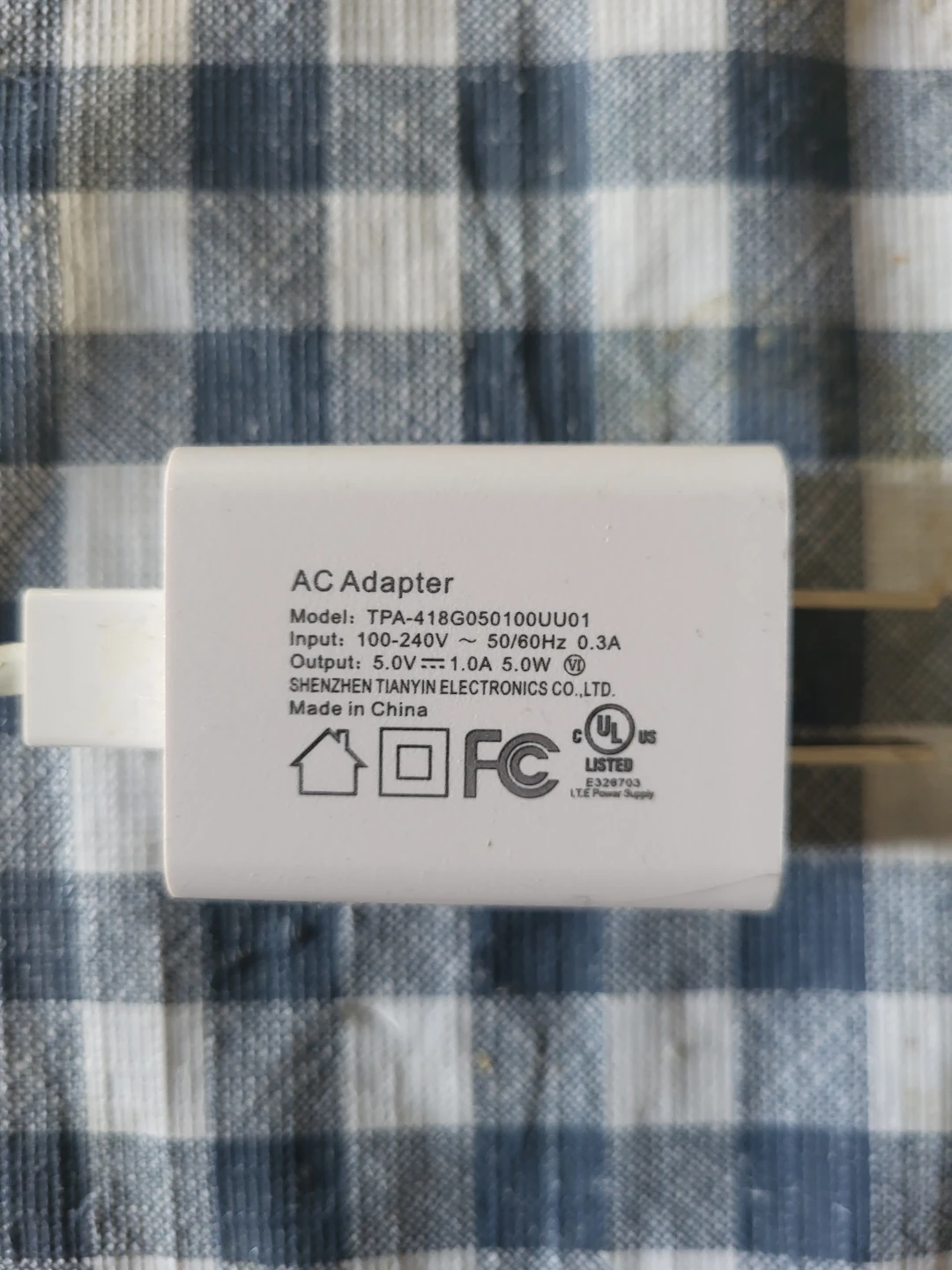 Shenzhen Tianyin AC Adapter - photo 2