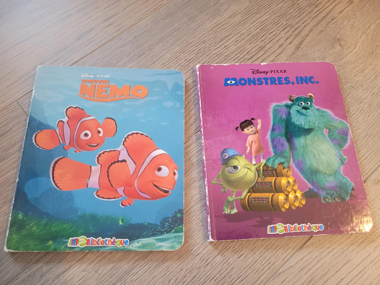 Disney Pixar Trouver Nemo and Monstres, Inc. books