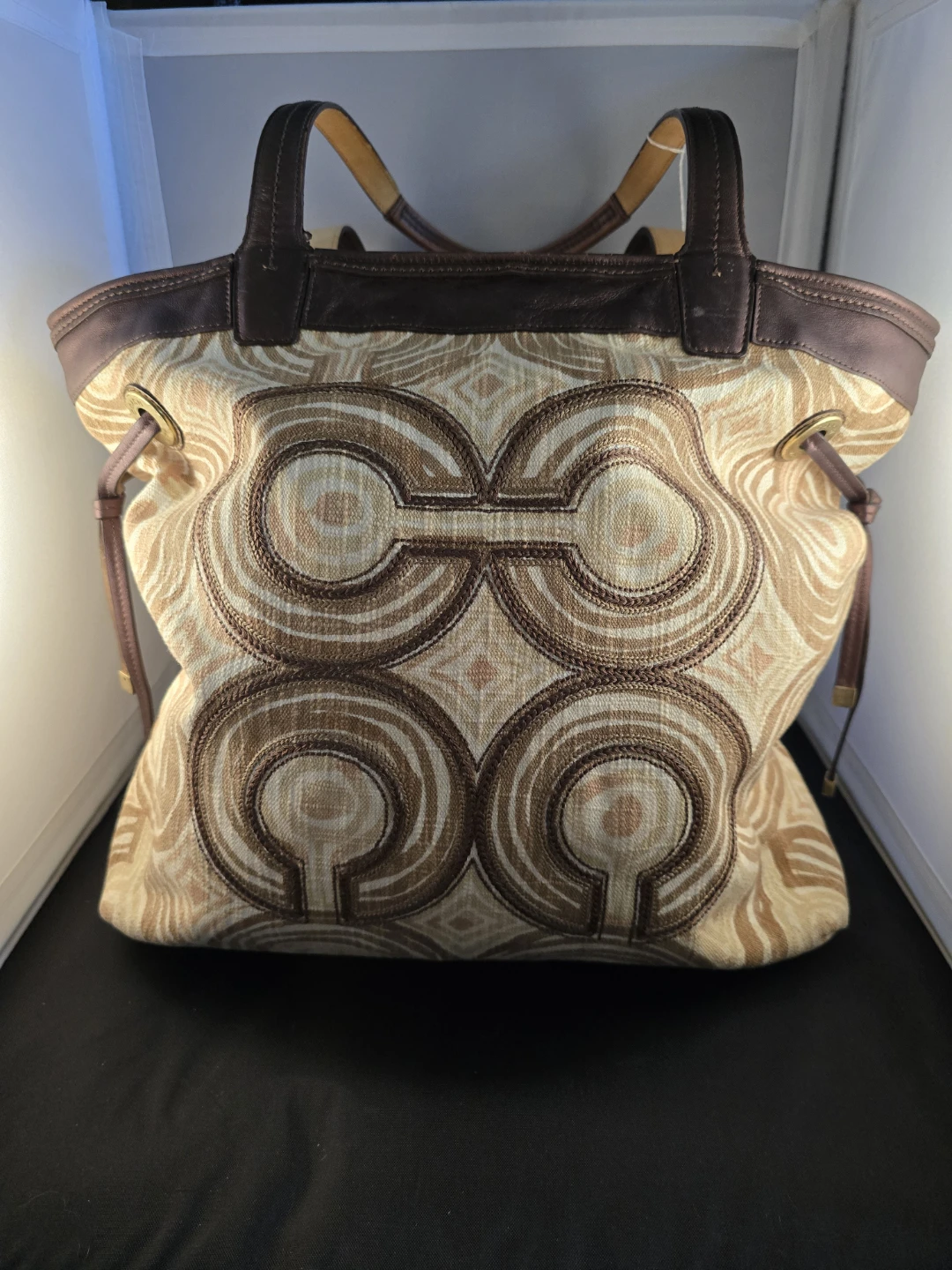Coach Patterned Tote Bag