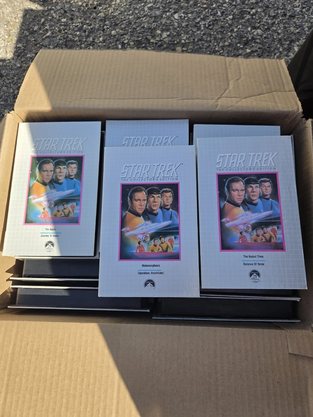 Star Trek The Collector's Edition VHS Lot