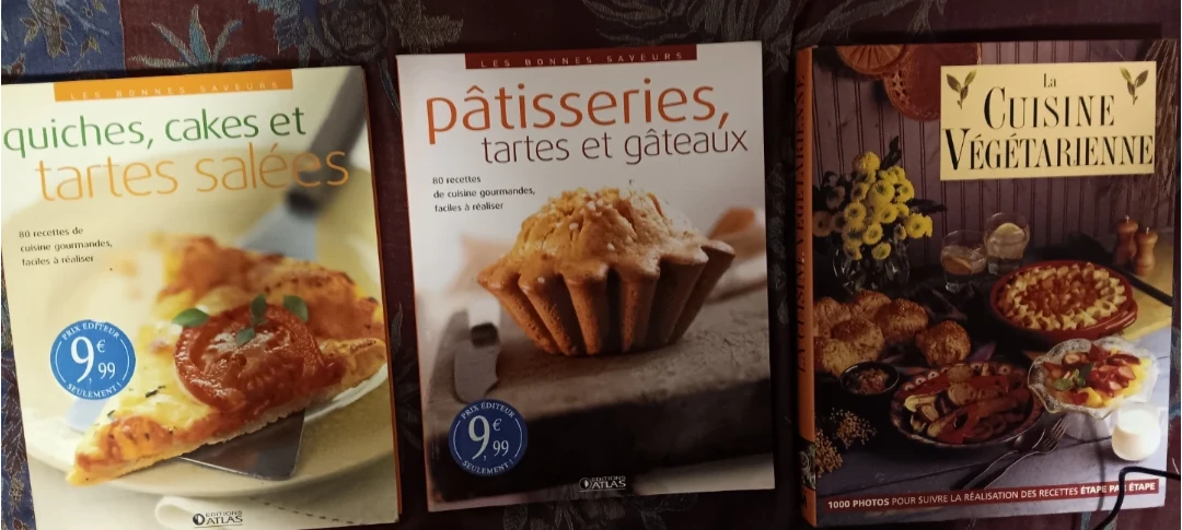 Set of 3 French Cooking Books