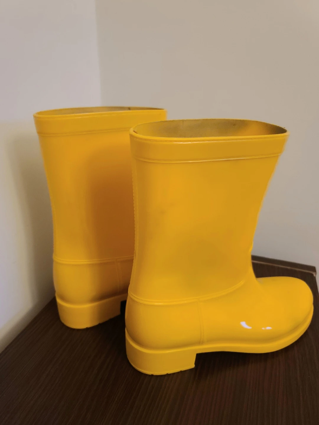 Gently Used Joe Fresh Yellow Rain Boots - Women’s Size 8 - photo 2