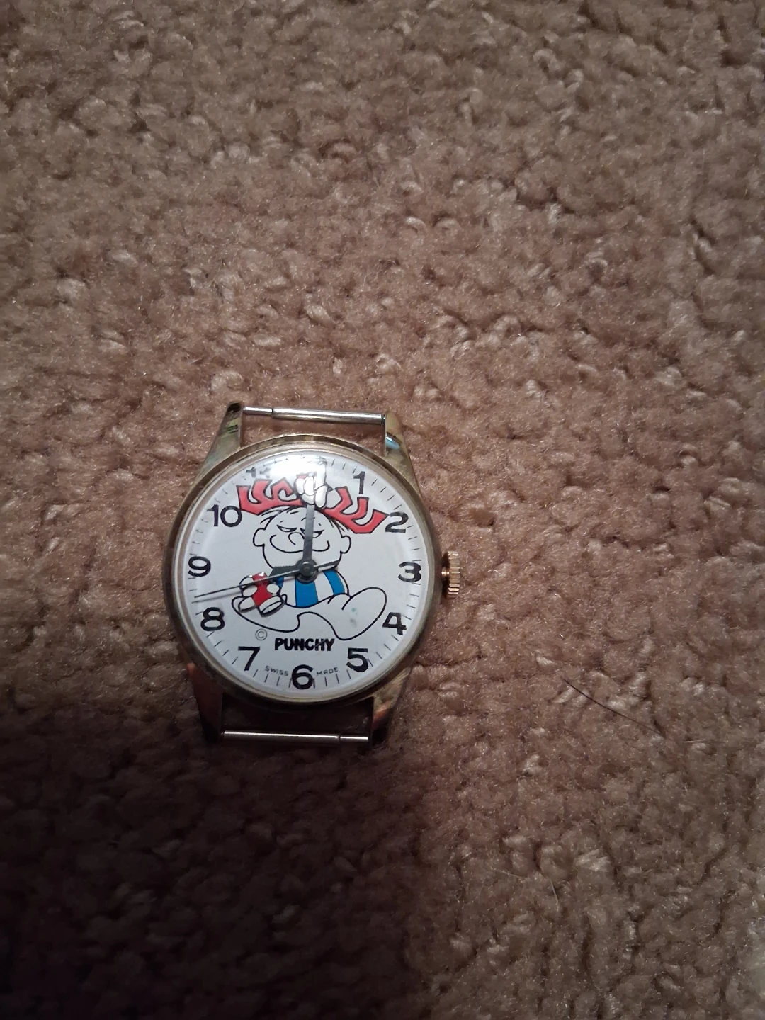 Vintage Punchy Character Swiss Made Watch