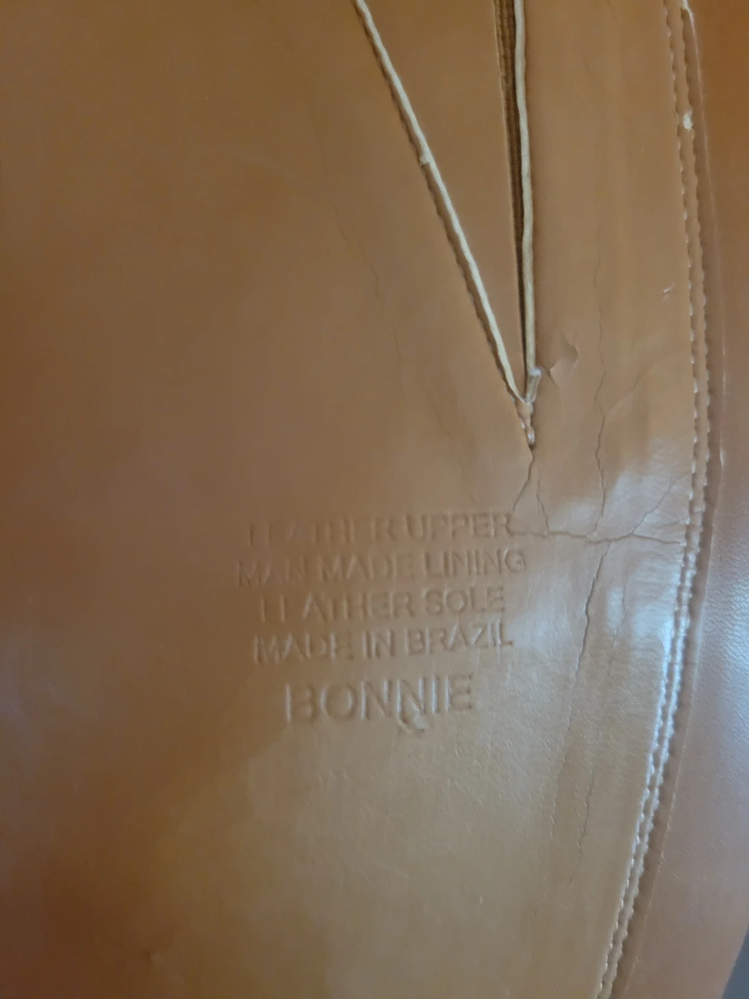Tan Leather Knee-High Boots - photo 4