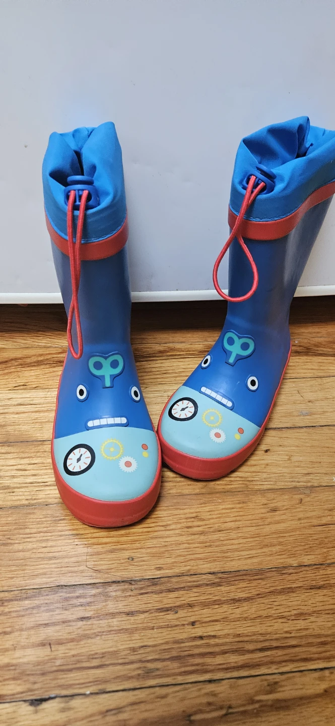 Lemonkid Kids Robot Rain Boots Size 25 - photo 4