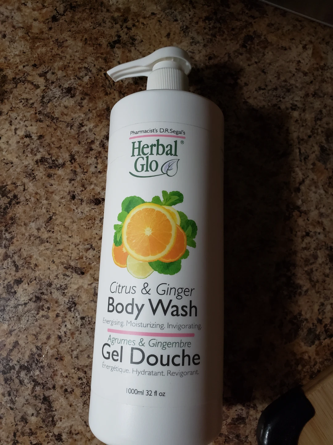 Herbal Glo Citrus & Ginger Body Wash 1000ml