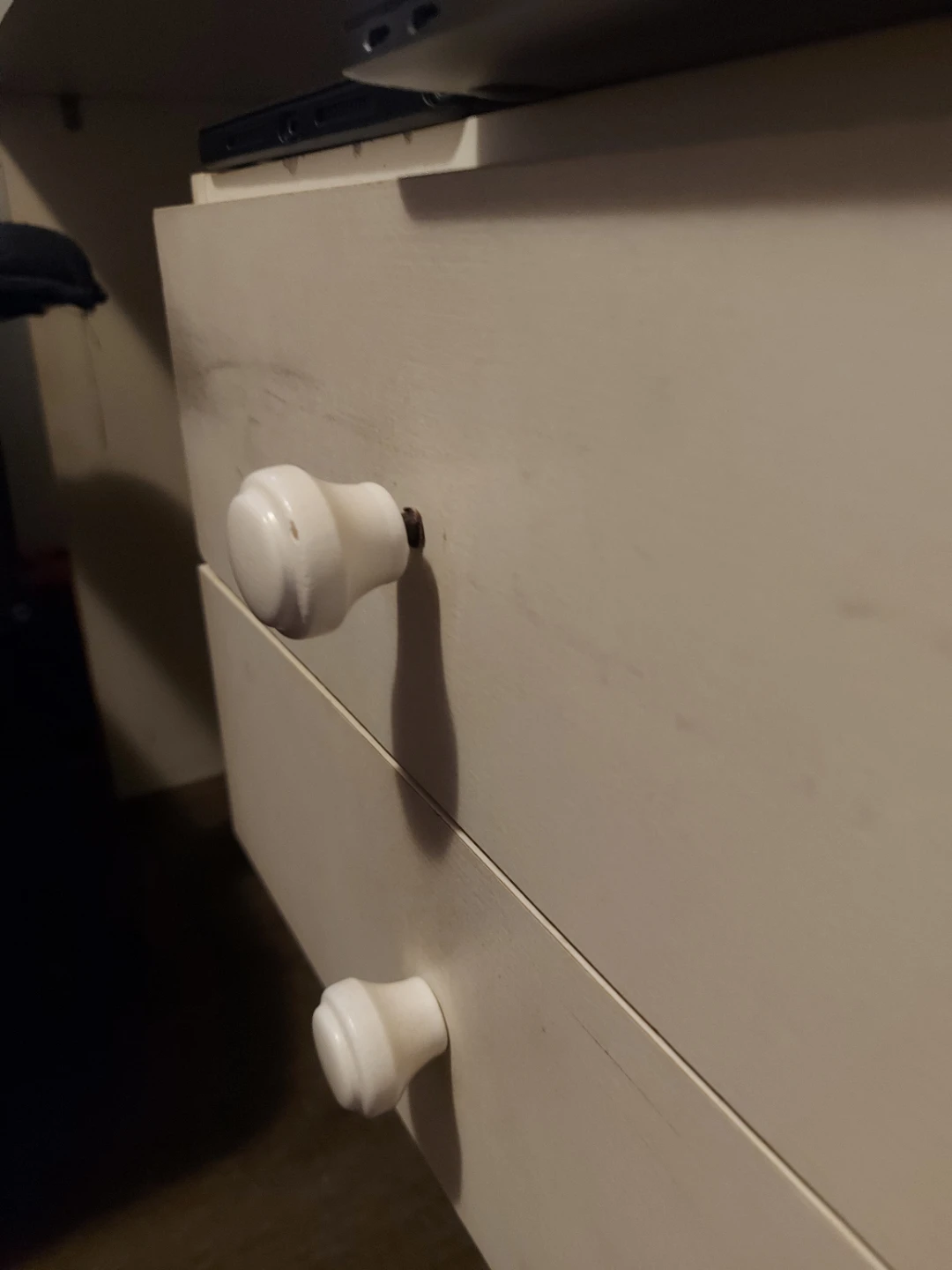 White desk with two drawers - photo 5