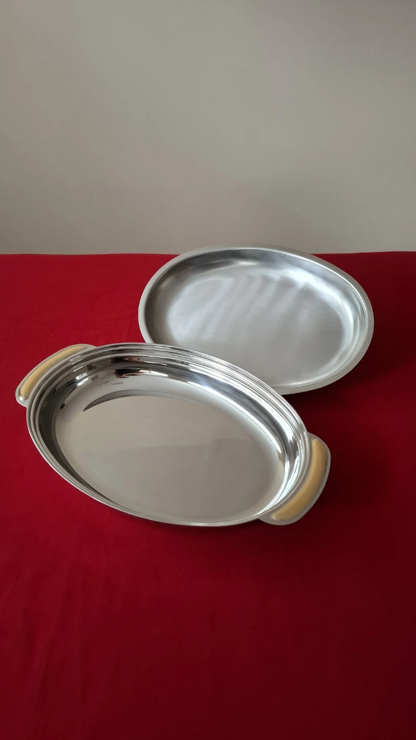 Oval Stainless Steel Serving Platter with Lid - photo 5