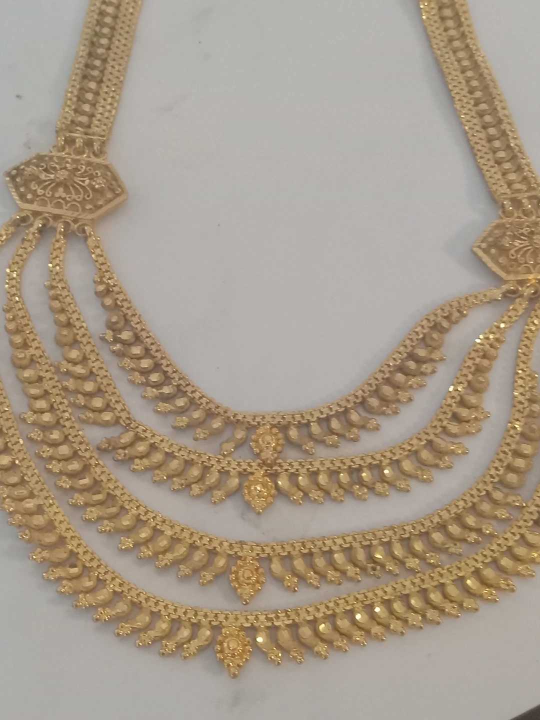 Gold-Tone Multi-Layer Statement Necklace - photo 2