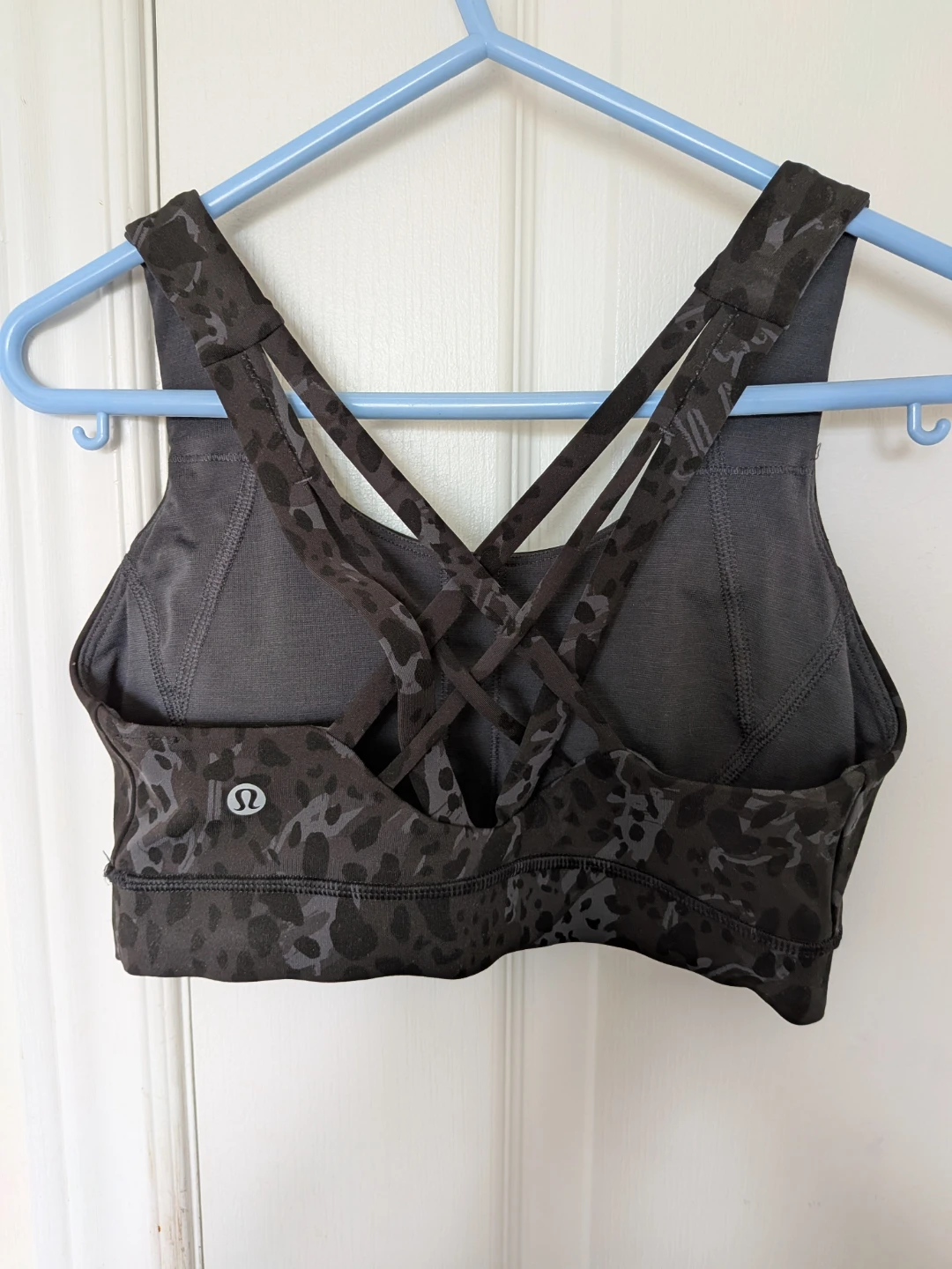 🏈Lululemon Black Leopard Print Sports Bra - photo 2