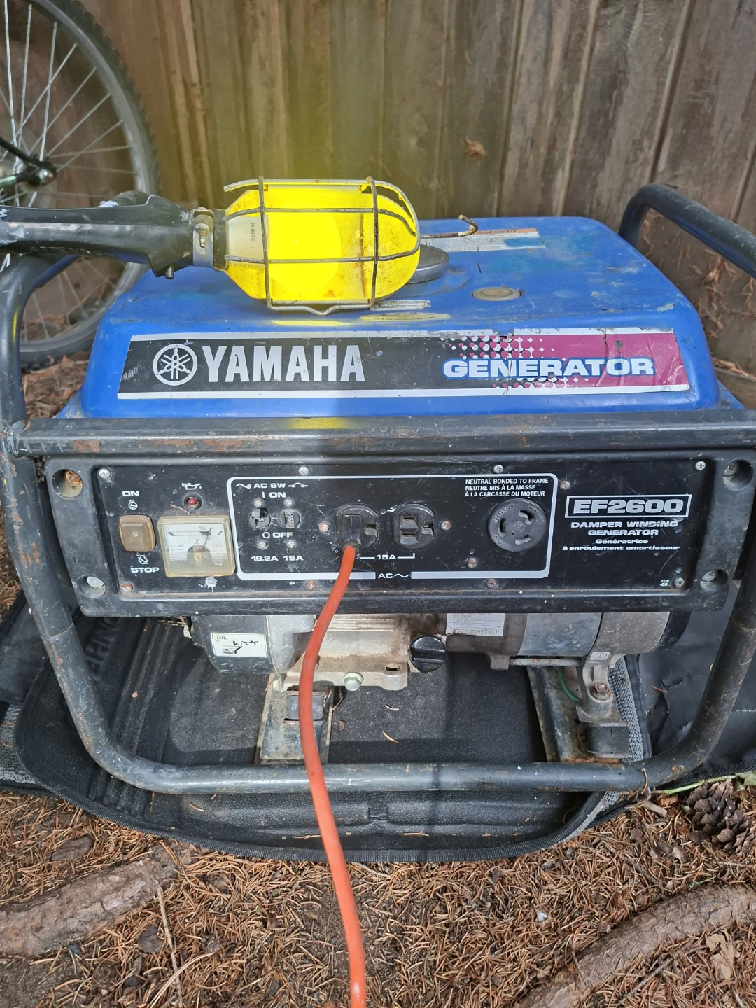 Yamaha EF2600 Generator - Tested & Working (2600W)"