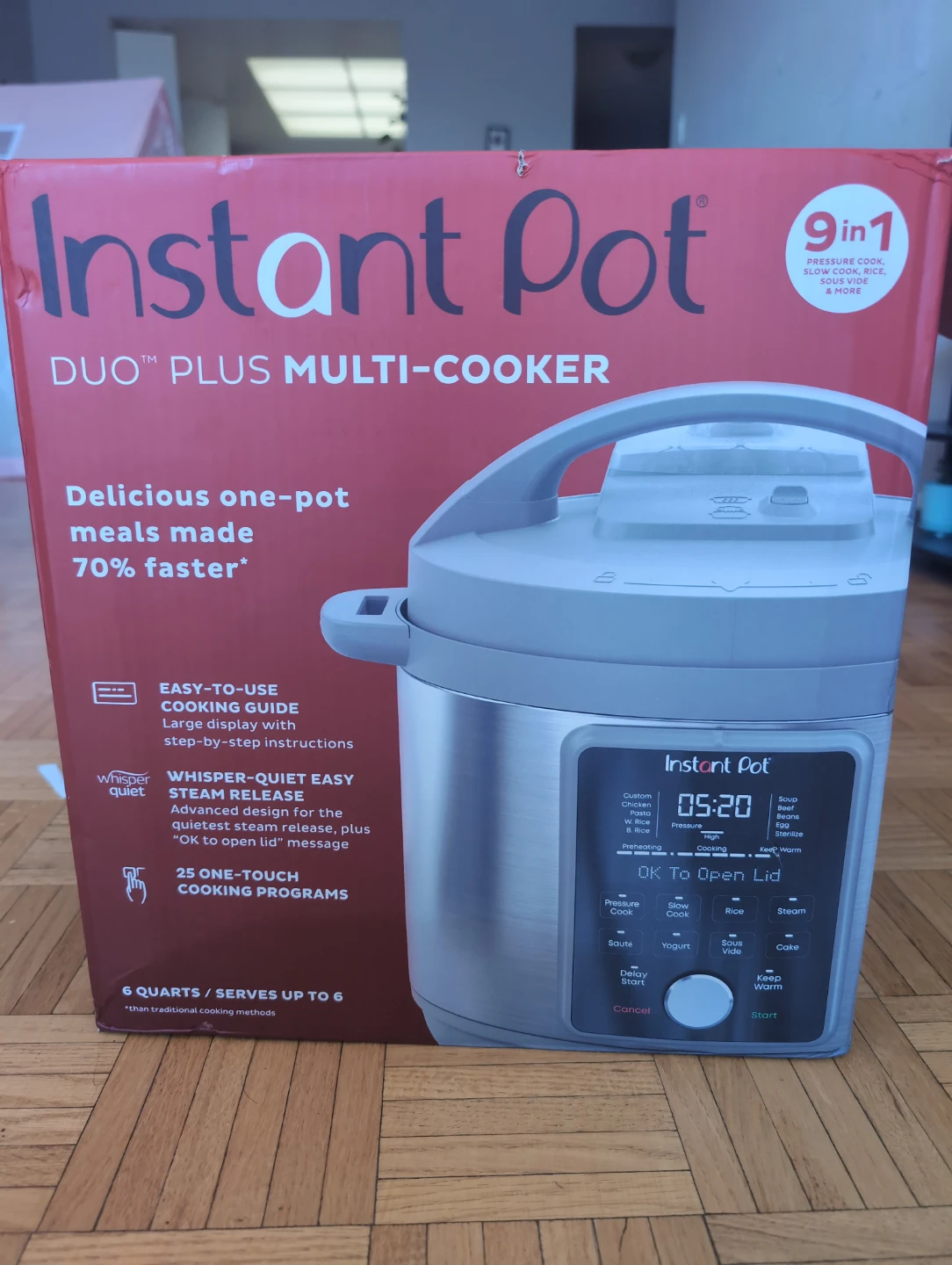 Instant Pot Duo Plus 9 in 1 - 6 quarts