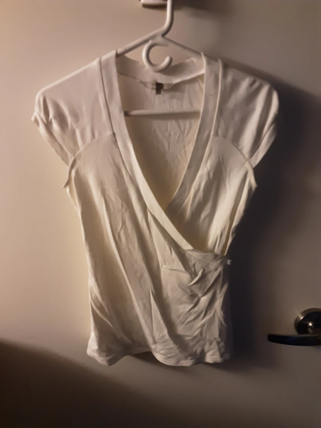 RW&CO. White Wrap-Style Top - photo 2