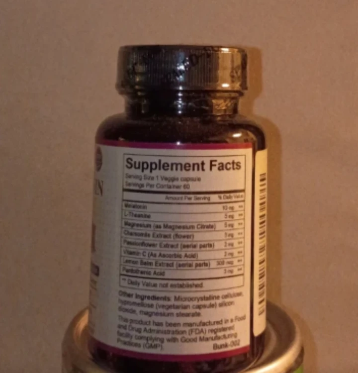 Bunkell Melatonin 10mg Extra Strength Supplement 🏈 - photo 2