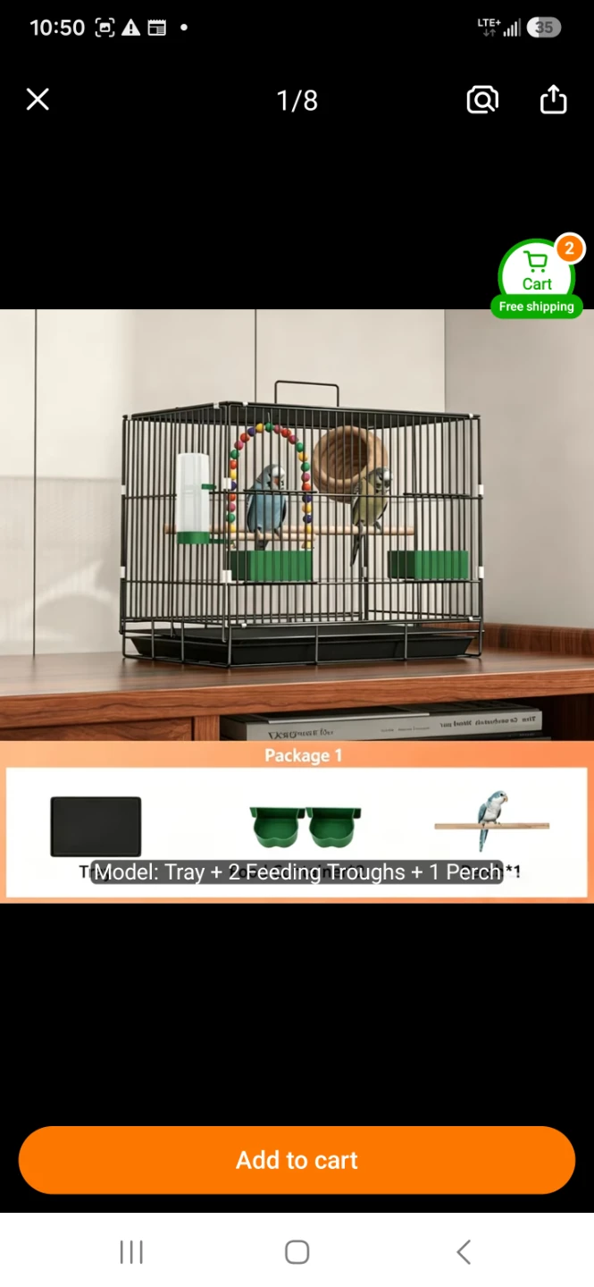 Travel bird cage or small cage. - photo 2