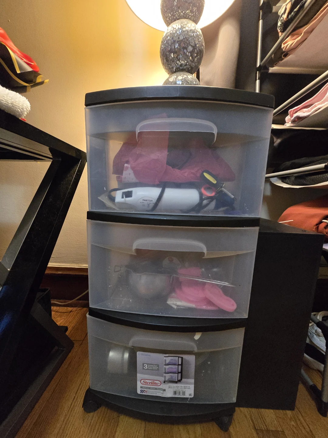 Sterilite 3-Drawer Storage Cart - photo 2