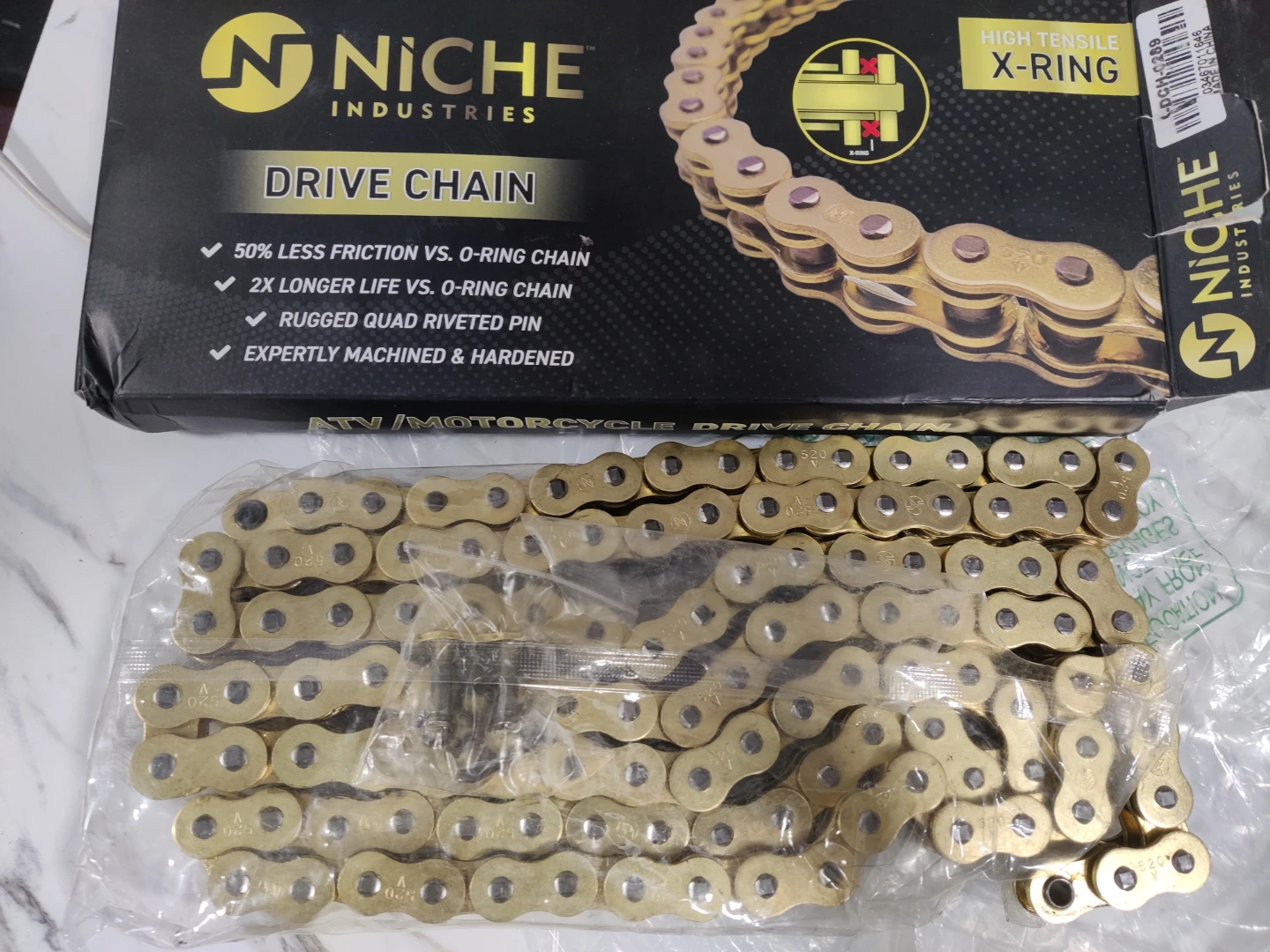Niche Industries 520V-X Motorcycle Drive Chain 118 Links