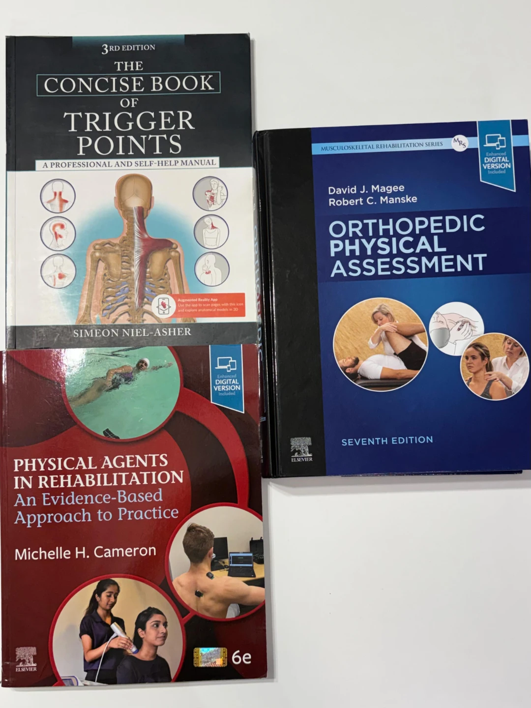 Bundle of 3 Rehabilitation & Physical Therapy Books