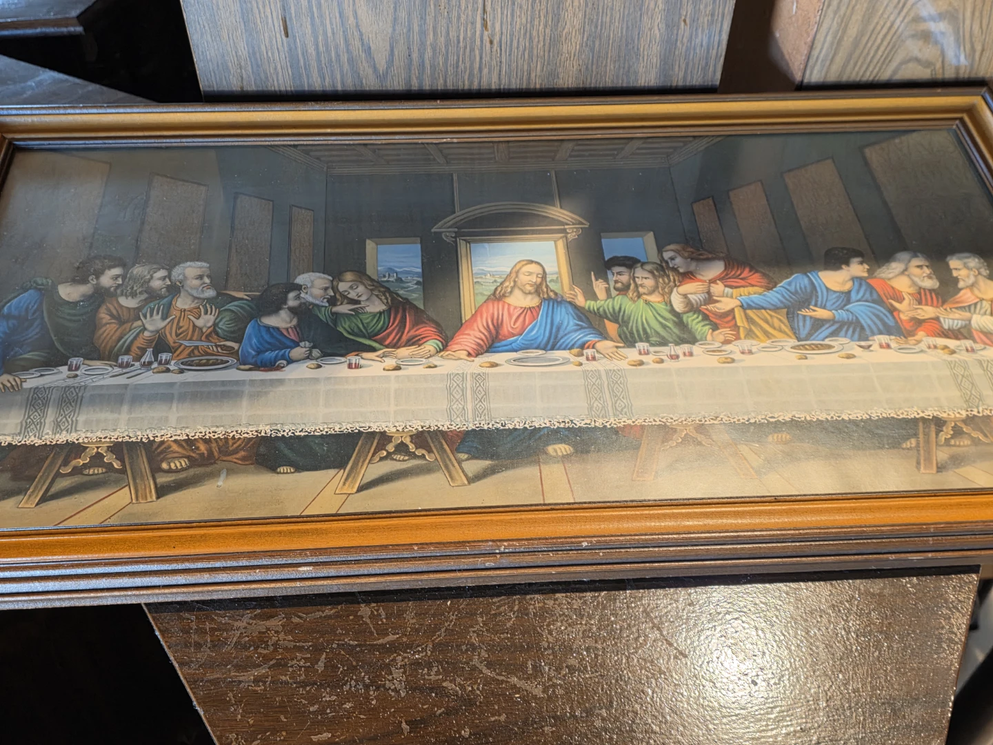 The Last Supper Framed Wall Art