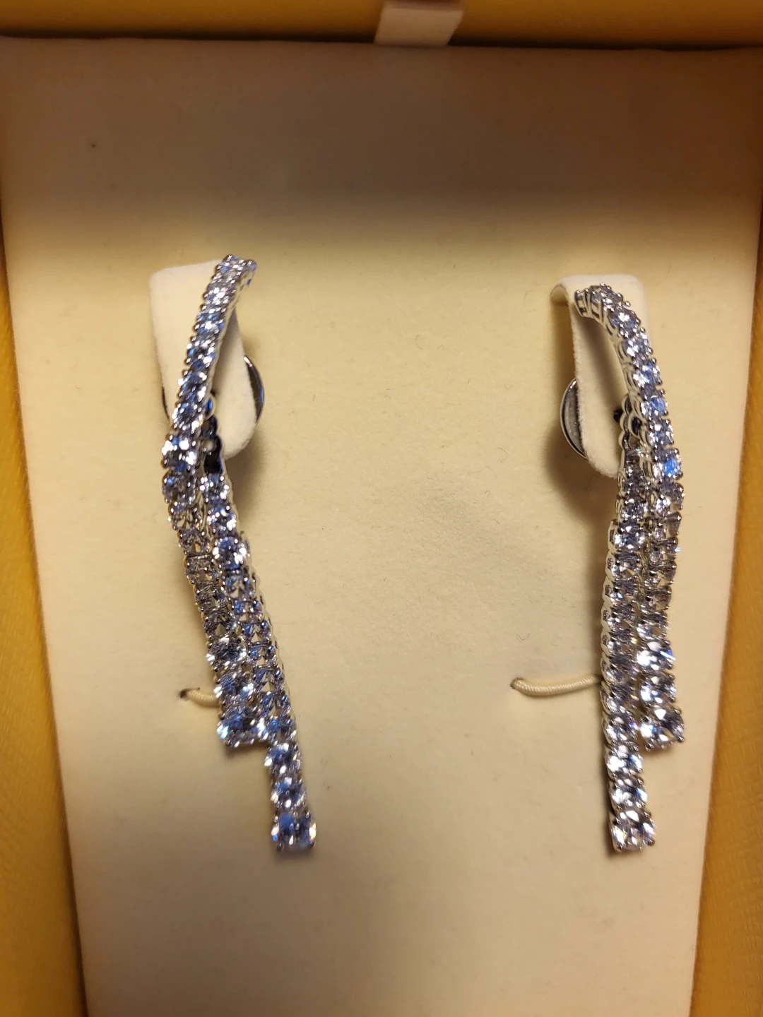 Swarovski crystal dangle earrings - photo 2