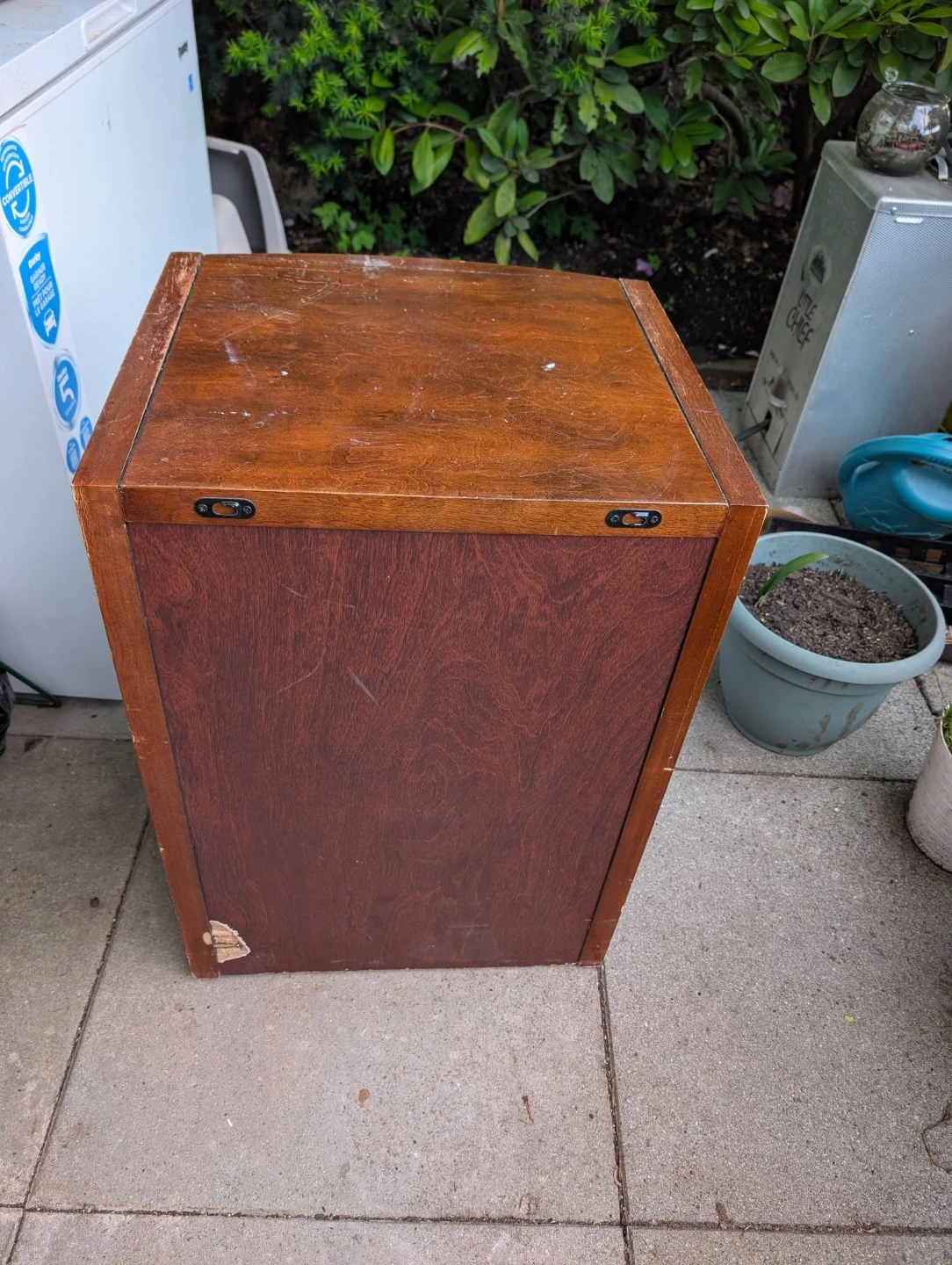 Wooden Two-Drawer Filing Cabinet - photo 3