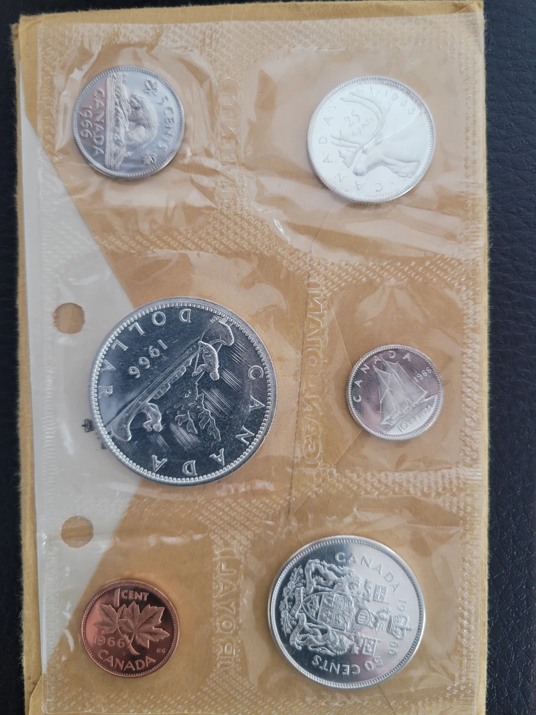 1966 Canadian Prooflike Coin Set