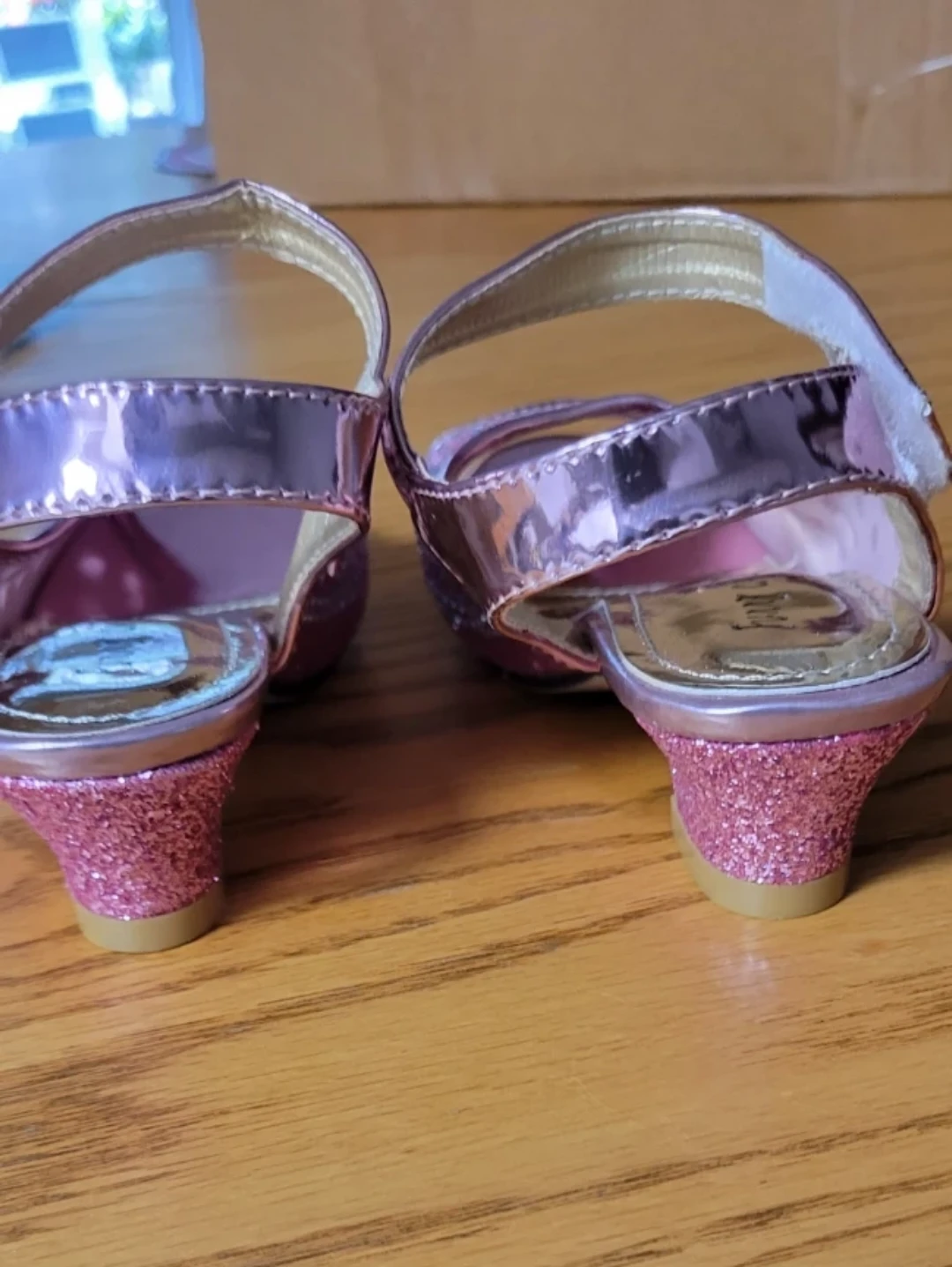 Funny Children Pink Glitter Dress Shoes - photo 4