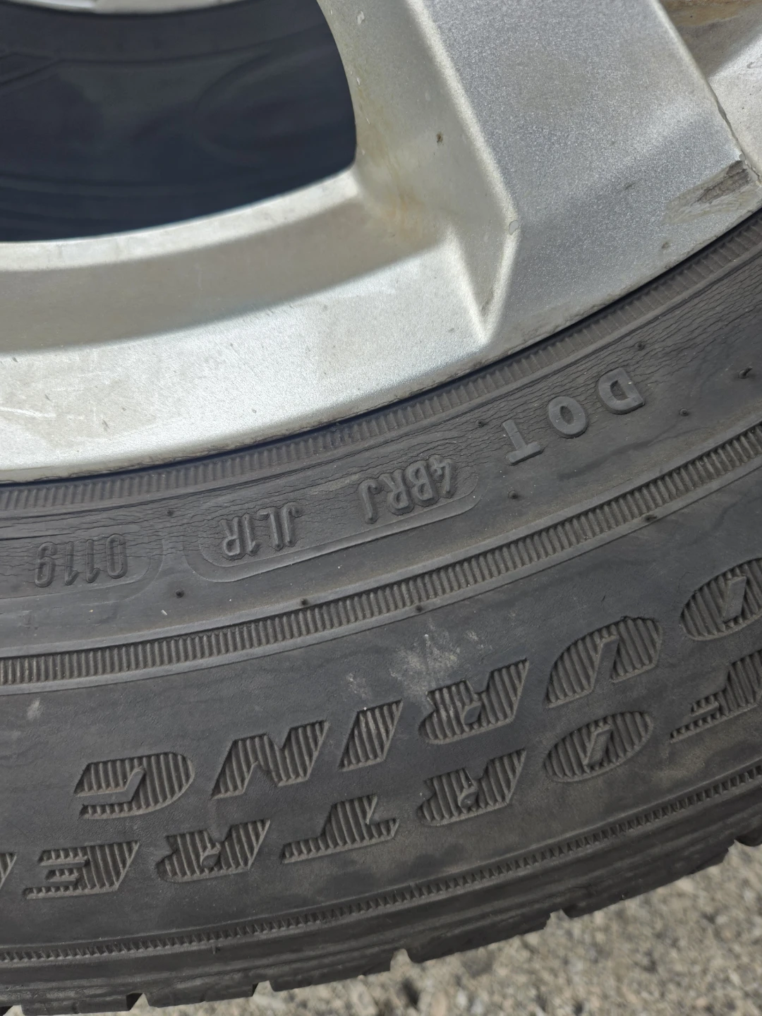 SET OF 4 OEM CHEVROLET ALLOY RIMS + GOODYEAR TIRES - photo 5