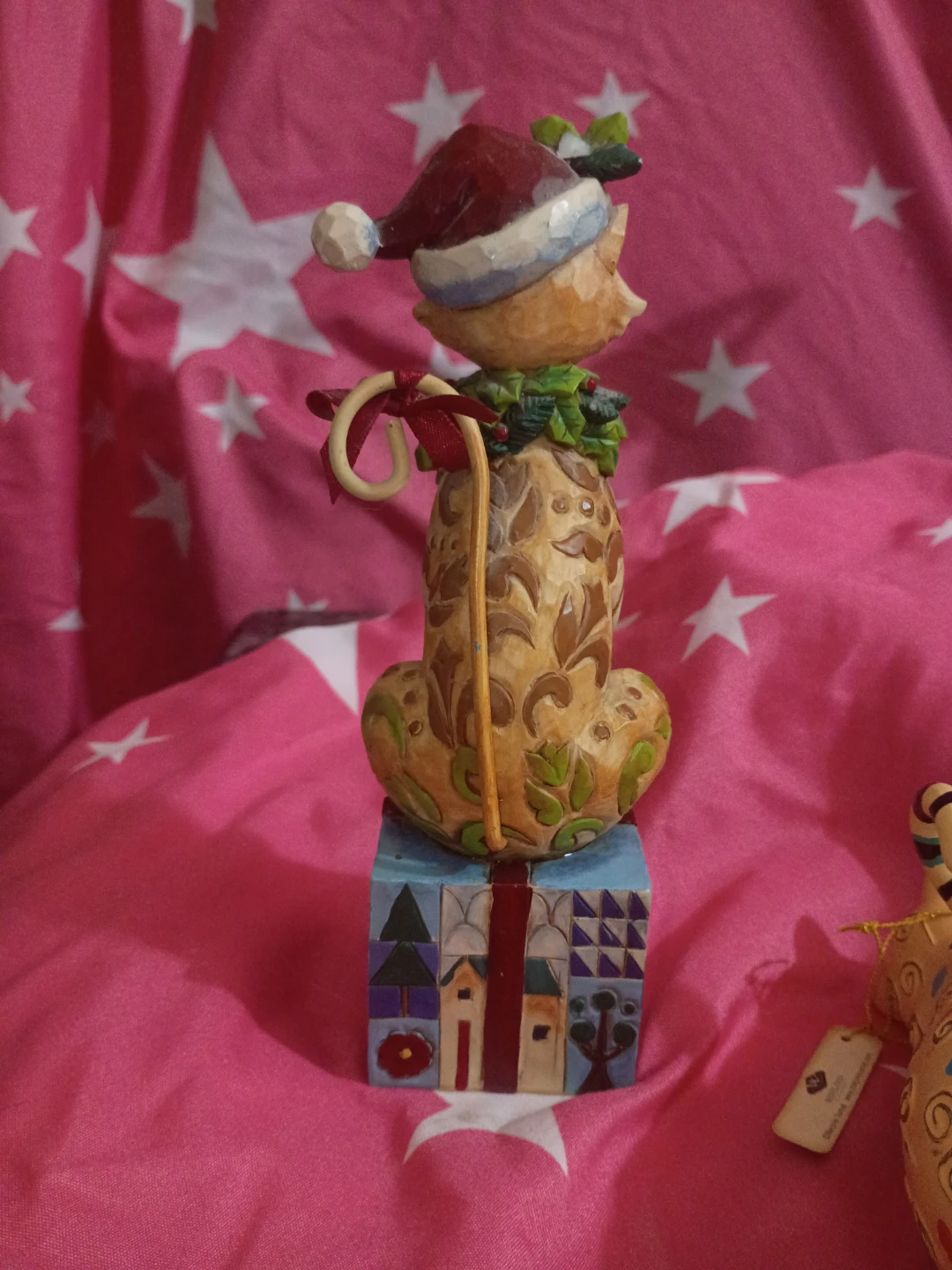 Jim Shore Heartwood Creek Santa Claws Cat Figurine - photo 2