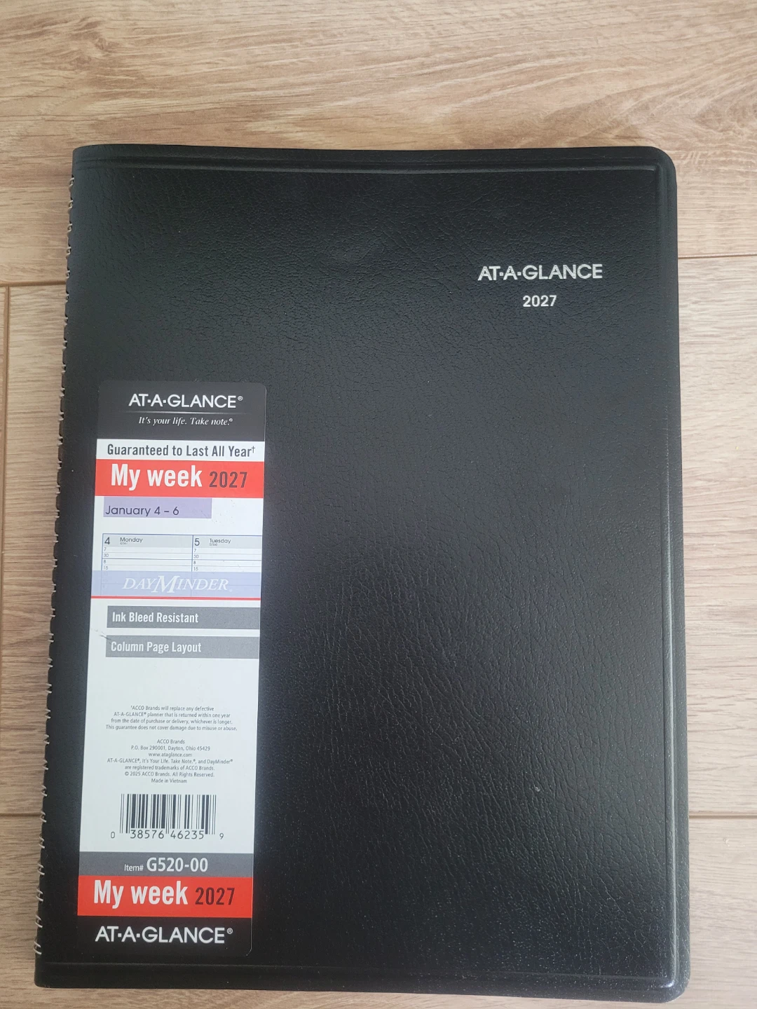 AT-A-GLANCE 2027 Weekly Appointment Book - photo 2