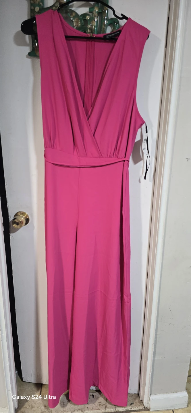 INC Pink Jumpsuit Size 16 - photo 2