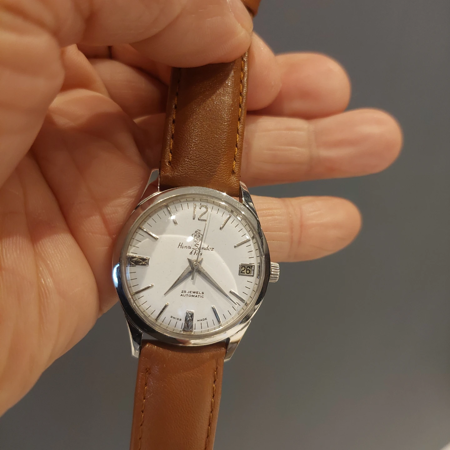 1970s Sandoz automatic watch - photo 2