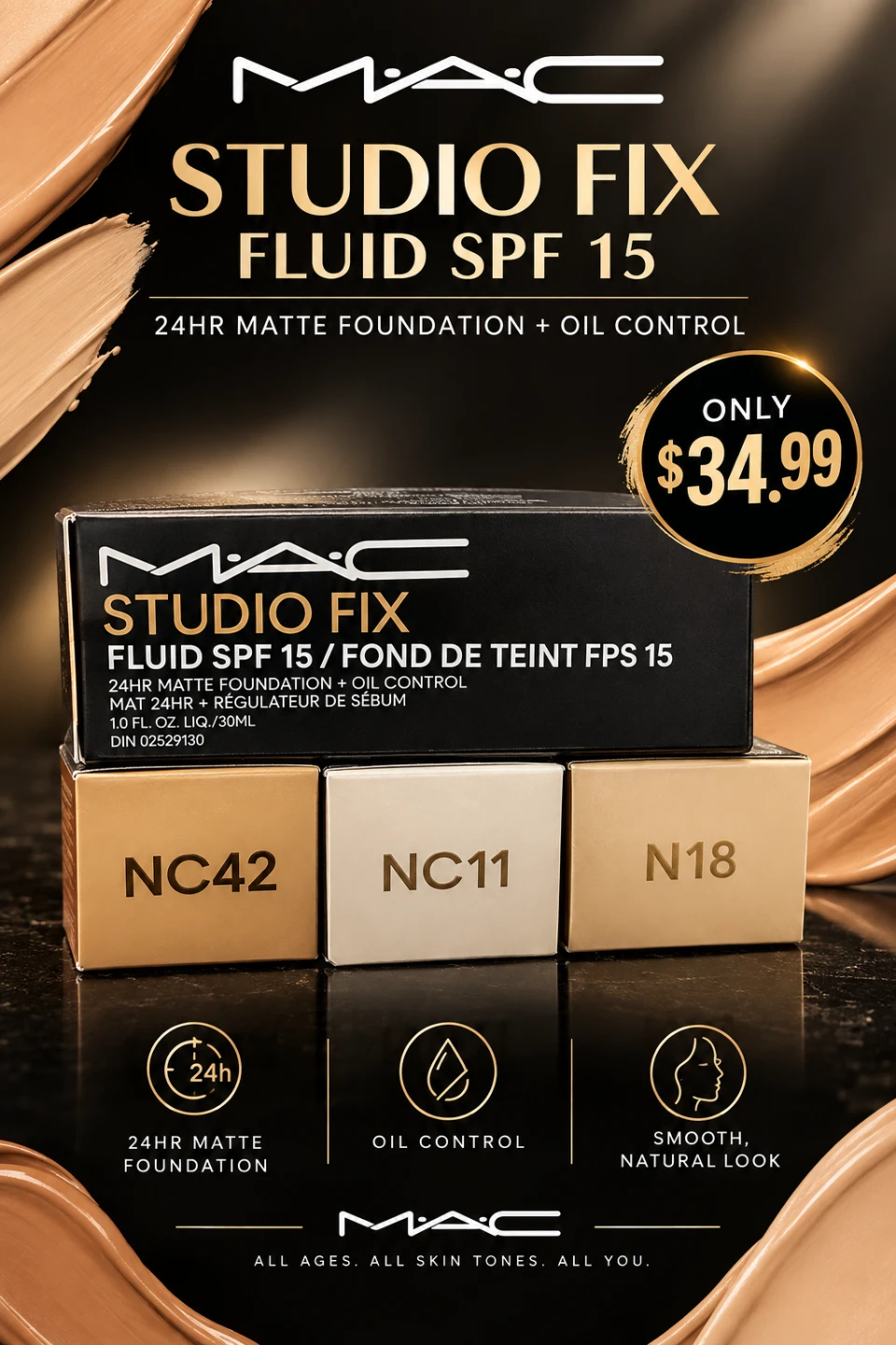 MAC Studio Fix Fluid SPF 15 Foundation